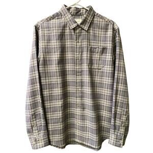 7 Diamonds Men's Plaid Long Sleeve Button-Up Shirt Multicolor Size S